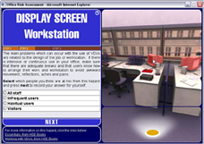 office risk assessment screen shot