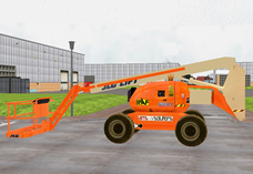 IPAF Mobile elevated platform simulator: 3D view