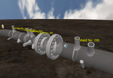 Pipeline Network Visualiser: joint section