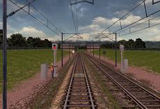 Trackway train simulator